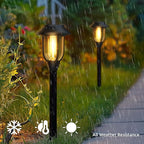 12 Pack Solar Pathway Lights Outdoor, Dusk to Dawn Solar Lights Outdoor - Image 8