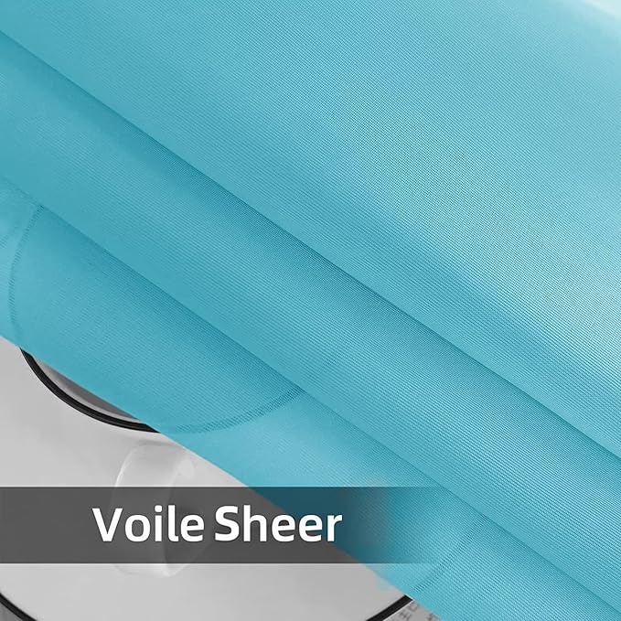 SpaceDresser Waterproof Outdoor Sheer Curtains - Image 9