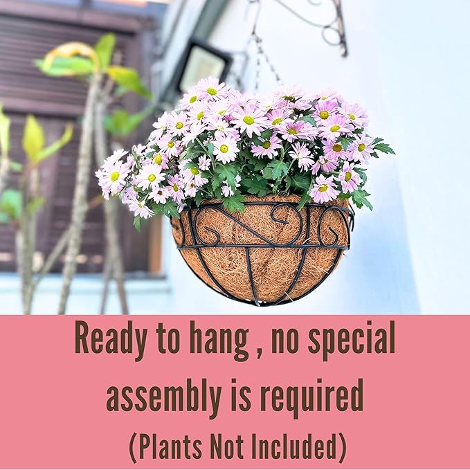 LaLaGreen Hanging Planter for Outdoor Plants Hanging Baskets - Image 4