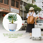 10 inch Self Watering Pots, 2 Pack Plastic Planters - Image 6