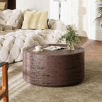 UPHA Outdoor Round Coffee Table, Small Modern Minimalist Accent Tables - Image 6