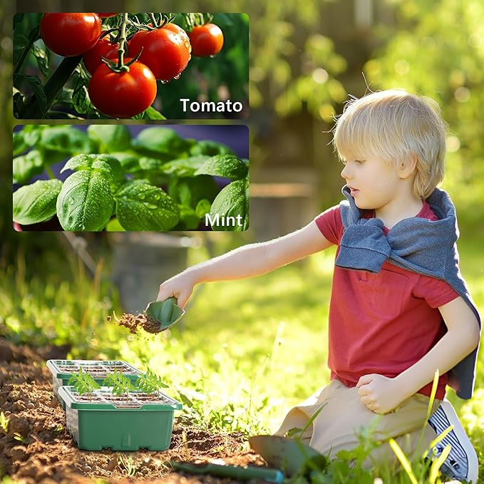 Bonviee 10 Packs Seed Starter Tray - Image 7