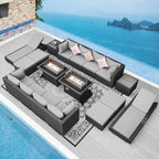 NICESOUL 18 Piece Patio Furniture Set by NICESOUL