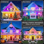 100FT Permanent Outdoor Lights for House Waterproof, IP67 LED Eave Lights - Image 7