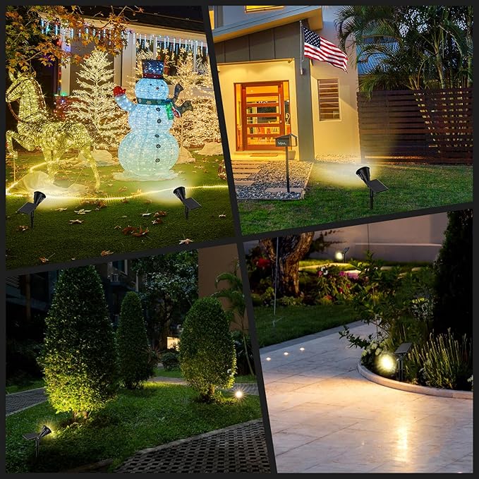 Solar Lights Outdoor, 2-in-1 Decorative Solar Landscape Lighting - Image 6