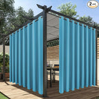HolidayIdeas Extra Wide Outdoor Curtains by HolidayIdeas