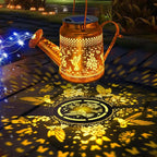 Solar Lanterns Outdoor Waterproof, Hummingbird Watering Can Garden Decor - Image 4
