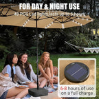 LEVELEVE 14FT Large Patio Patio Umbrella - Image 5