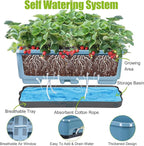 Window Box Planter 6 Pcs, 17 Inches Rectangle Flower Pots - Image 2