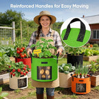 20 Gallon Potato Grow Bags: Set of 5 Colorful Gardening Supplies Fabric Pots - Image 6