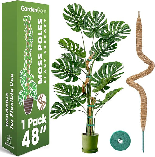 48 Inch Bendable Moss Pole Monstera Plant Support by Sproot