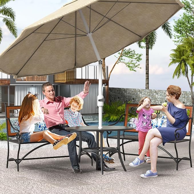 39.7" Outdoor Bench, Garden Bench, Patio Bench - Image 5