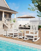 GarveeLife Poly Lumber Rocking Chair Outdoor Set of 6 - Image 6