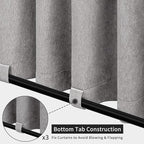 Easy-Going Linen Look Outdoor Curtains Waterproof Windproof Porch Curtains - Image 4
