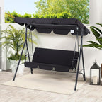 AECOJOY Porch Swing with Stand, Outdoor Swings - Image 8