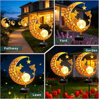 ZNYCYE Solar Lights Outdoor Decorative Moon Dog Butterfly Solar Stake Lights - Image 7