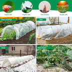 Greenhouse Hoops Grow Tunnel, 6 Sets of 8FT Long Garden Hoops - Image 8
