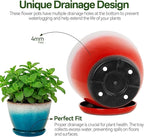 Worth Garden Plastic Round 8" Plant Pots - Image 4