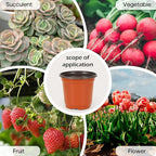 300 Pack 4 Inch Plastic Nursery Pots - Image 6