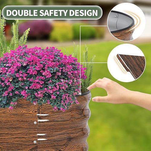 1MORE Galvanized Raised Garden Bed- Planter Garden Boxes Outdoor, Raised Beds - Image 2