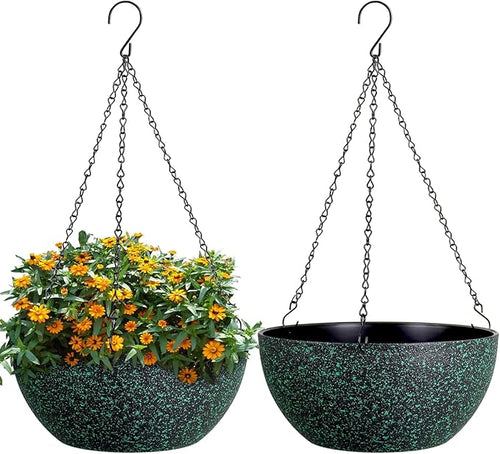 10inch Hanging Planters for Outdoor Indoor Plants by WSMKSZ