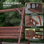 Outsunny 3 Seat Porch Swing - Image 6