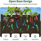 Kesfitt Raised Garden Bed, Metal Galvanized Steel Oval Garden Bed 8x2x1.5 ft - Image 4