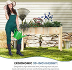 DUMOS Raised Garden Bed with Legs, Elevated Wooden Garden Bed - Image 5