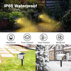 nipify 6 Pack Solar Lights Outdoor Waterproof, Motion Sensor Spot Lights 3 - Image 5
