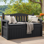 Greesum 80 Gallon Outdoor Storage Bench Deck Box - Image 2