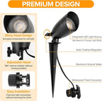 LUTEC 12V Low Voltage Landscape Lighting, Die-cast Aluminum Spot Lights - Image 4