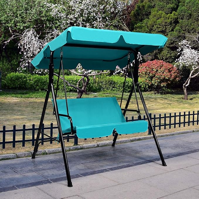 Tangkula 2 Person Porch Swing, Outdoor Swing - Image 4