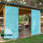 SpaceDresser Waterproof Outdoor Sheer Curtains - Image 8