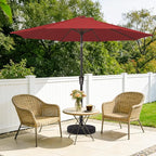MEWAY 9ft Patio Umbrella Outdoor Table Umbrellas - Image 2