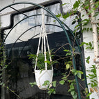 RIFNY Macrame Plant Hanger Indoor, 35 Inch Hanging Plant Holder - Image 6
