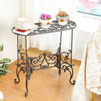 Sungmor Heavy Duty Cast Iron Potted Plant Stand Garden Table - Image 6