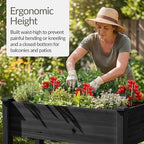 Best Choice Products 48x24x30in Raised Garden Bed, Elevated Wood Planter Box - Image 5