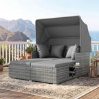 Tangkula Patio Rattan Daybed - Image 3