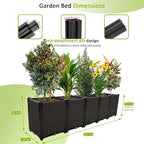 Large Planters for Outdoor Plants pots Elevated Garden Boxes Raised Garden Bed - Image 4