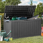 YITAHOME 80 Gallon Outdoor Storage Box, Large Waterproof Resin Deck Box - Image 5