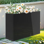 Metal Planter Box 36” x 12” x 24”, Heavy Duty Tall Rectangle Planter Box by Toriexon