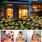 Solar Garden Lights 4 Pack Waterproof Solar Swaying Starburst Light Outdoor - Image 8
