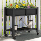YITAHOME Raised Garden Bed, HIPS Poly Wood Elevated Planter Box - Image 4