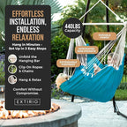 Hanging Hammock Chair Swing – Hanging Chair Outdoor & Indoor - Image 4