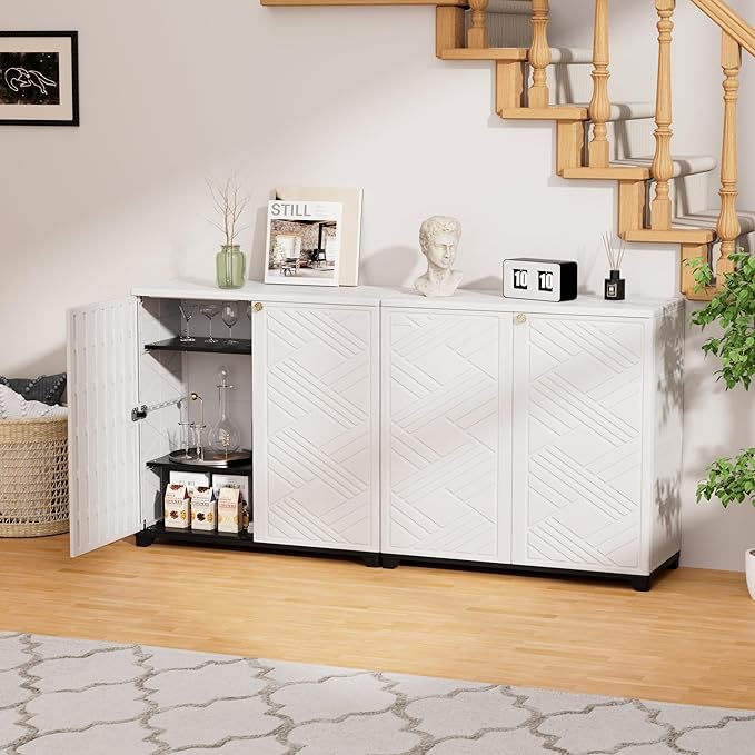 Outdoor/Indoor Storage Box, Resin and Plastic Storage Cabinet Waterproof - Image 6