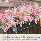 24 Peach Bundles Artificial Flowers - Image 5