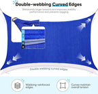 Quictent 20x16ft 185G HDPE Rectangle Sun Shade Sail Canopy 98% UV Block Outdoor - Image 4