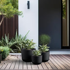 Kante 13", Outdoor Indoor Modern Planter Pots, Lightweight, Weather Resistant - Image 3