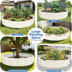 Round Galvanized Raised Garden Bed, Heavy Duty Metal Planter Box - Image 2