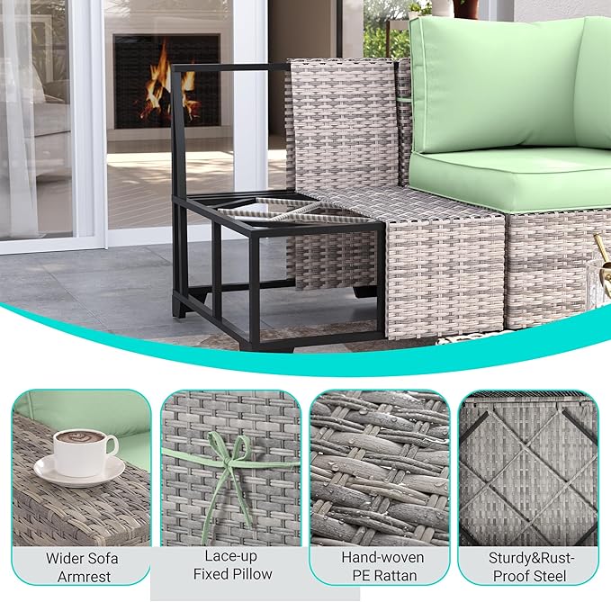 13-Piece Outdoor Patio Furniture Set - Image 4